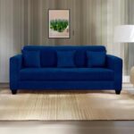 Pearl 3 Seater Dark Blue Sofa